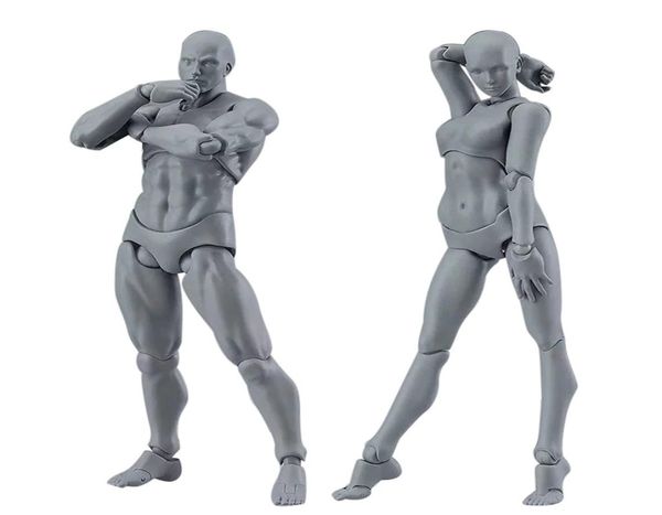 13cm figura de ação brinquedos artista móvel masculino feminino figura conjunta figuras do corpo pvc modelo manequim bjd arte esboço desenhar estatueta 3d c3230591