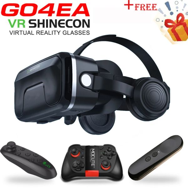 Dispositivi NUOVO VR Shinecon 6.0 versione di aggiornamento delle cuffie occhiali per realtà virtuale Occhiali 3D VR cuffie caschi Scatola del gioco Scatola del gioco