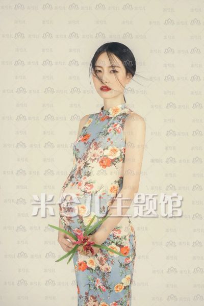 Платья новое прибытие китайская женщина Qipao короткое стиль Cheongsam Женщины Традиционное шелковое атласное платье цветочное платье для беременных