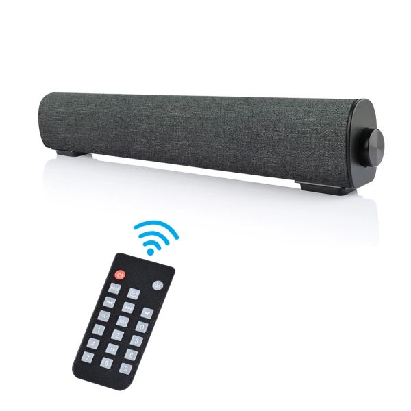 Alto -falantes 20W Wireless Bluetooth Soundbar Wired Speaker com controle de estéreo de controle remoto Subwoofer de som estéreo embutido para telefone de TV