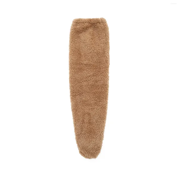 Damen-Socken, knieflockig, für gemütliche Slipper, Fleece, Winter, langes Geschenk, Freunde, Kollegen, Eltern