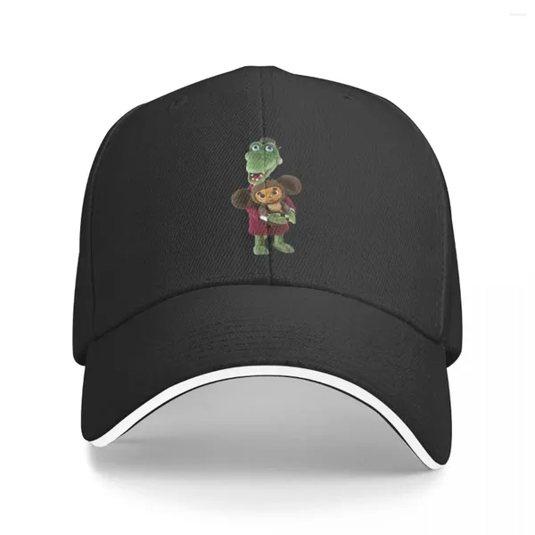 Bonés de bola Gena Cheburashka Bonito Soviético Russo Dos Desenhos Animados Multicolor Chapéu Peaked Women's Cap Visor Personalizado Chapéus à prova de vento