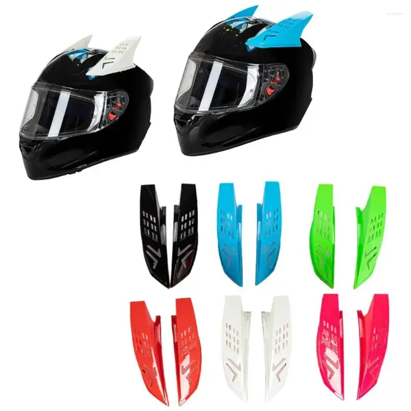 Caschi da moto 2 pezzi Casco da moto Casco da bici Decorazione corno Decorazione per sport sulla neve Accessori protettivi per corna decorativi