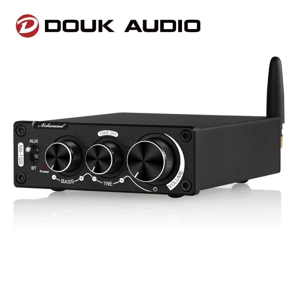 Колонки Douk Audio Mini TPA3116, цифровой аудиоусилитель, Hi-Fi Bluetooth 5,0, стереоусилитель мощности класса D, 100 Вт * 2 для динамика