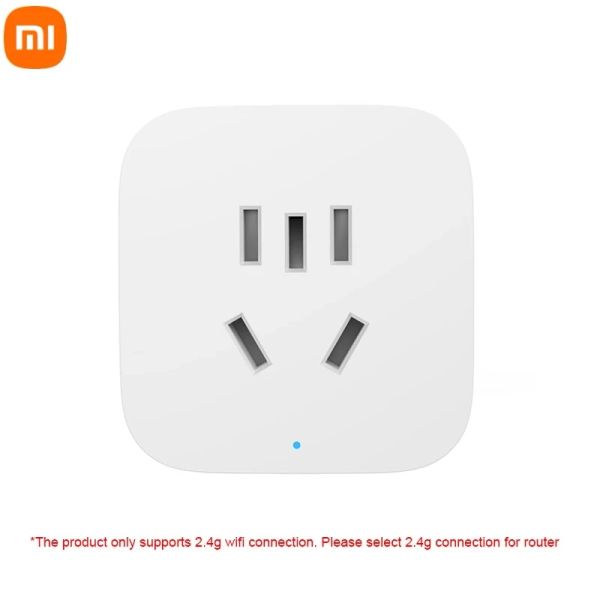 Steuern Sie Xiaomi Mijia Smart Socket 3 WIFI Power Statistics Version Wireless Remote Control Adapter Power On Off Work mit Mi Home APP