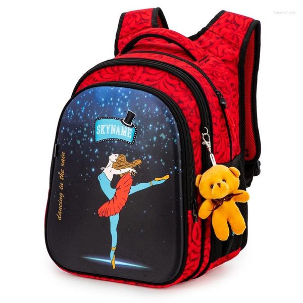 Школьные сумки, детская ортопедическая сумка, рюкзак Kawaii для танцев для девочек, детский рюкзак Mochila для учащихся начальных классов 1–4 классов