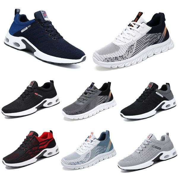 Winter Neue Modelle Männer Schuhe Laufen Flache Schuhe Weiche Sohle Bule Rot Sport Schnüren Runde Spitze Mesh Oberfläche Große größe 39-45 GAI dreamitpossible_12