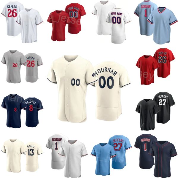 Özel Beyzbol 26 Max Kepler Jersey 13 Joey Gallo 12 Kyle Çiftçi 27 Ryan Jeffers 1 Nick Gordon 8 Christian Vazquez 9 Trevor Larnach 41 Joe Ryan 22 Miguel Sano Erkek Kadınlar S-C S-C