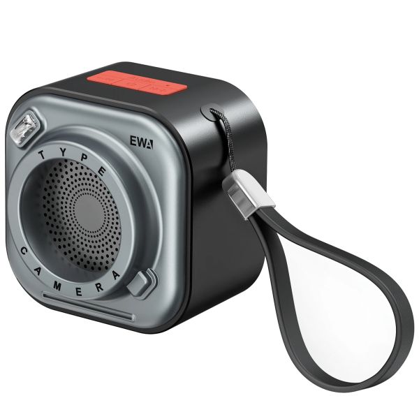 Lautsprecher EWA A110 Kleiner Bluetooth-Lautsprecher mit Stereo-Sound, tragbare kabellose Taschenlampe, 12 Stunden Spielzeit, unterstützt TF-Karte, Mini-Lautsprecher