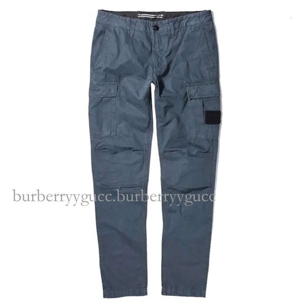 Дизайнерские брюки-карго Topstoney Свободные карманные брюки с вышитым значком Тонкие повседневные брюки размера M-2XL 2024 Весенние мужские брюки для бега