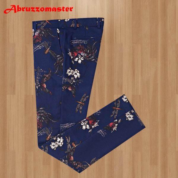 Tute 2023 Pantaloni da uomo di moda Pantaloni brillanti Modelli di lusso Casual Uomo Abiti da scena Abiti da uomo vintage pantaloni 1Ps