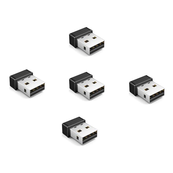 Fareler 5 PCS Fare Jiggler Düzenlenemeyen Otomatik Hareketli USB Port Shaker Wiggler Dizüstü Bilgisayar Uyanık Tutuyor Fare Hareketi Simüle Etti