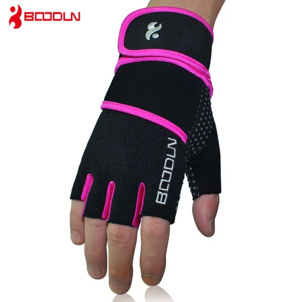 Heben Fitness Handschuhe Frauen Gym Crossfit Bodybuilding Workout Handgelenk Wrap Sport Handschuhe für Reck Training Hantel Langhantel