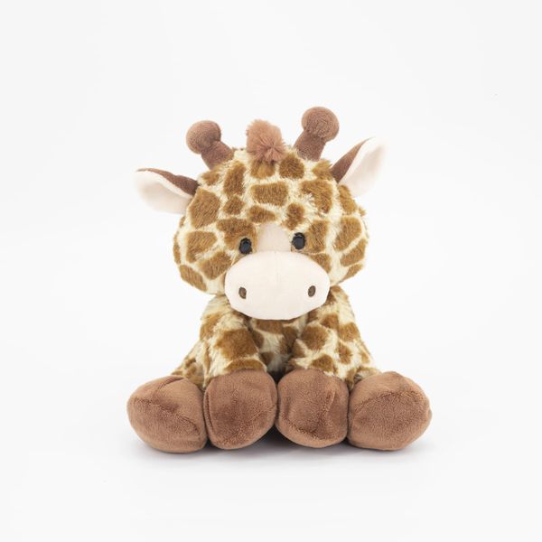 21.5 cm Giraffa Cute Plush Dolls Baby Kids Cute Animal Morbido cotone farcito Peluche Sleeping Mate Regalo Boy Girl Kids Toy Kawaii 240220
