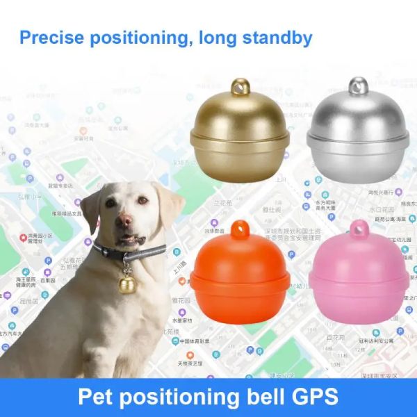 Accessoires Neue G15 Haustiere Bell Mini GPS Tracker IP67 wasserdichte magnetische Ladungsverfolgung Lokatorkragen für Katzenhunde Tierfreie App App