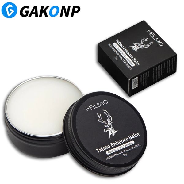 Kit Balsamo per il miglioramento del tatuaggio naturale Cura del tatuaggio Crema curativa Pelle del tatuaggio Gel a recupero rapido Fornitura di accessori per il trucco permanente