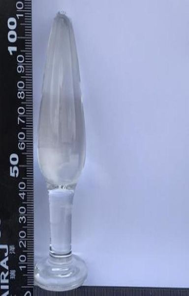 Novo plugue anal suave de vidro transparente, plugue dilatador de ânus, brinquedos sexuais adultos para mulheres, brinquedo buttplug s9244964430