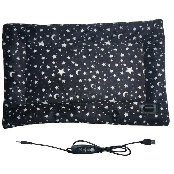 Matten USB-Heizkissen Haustiere Warme Decke Winter Wärmebett Katze Hund Heizkissen Elektrischer Winter Warmer Teppich Tiere Haustier-Heizmatte Teppich