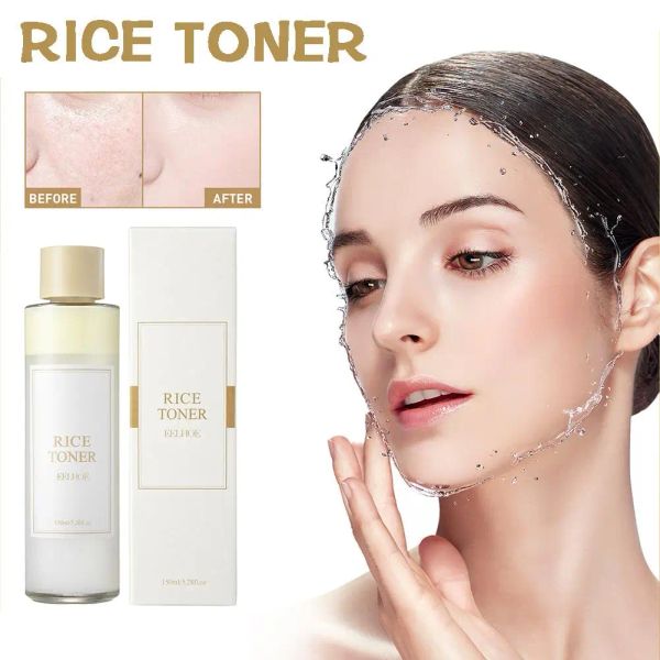 Toners Rice Toner Face Hidratante Brilhando água Limpa escura de 150 ml Deep Facial Cleanser Para Young Glowy Korean Skin Care