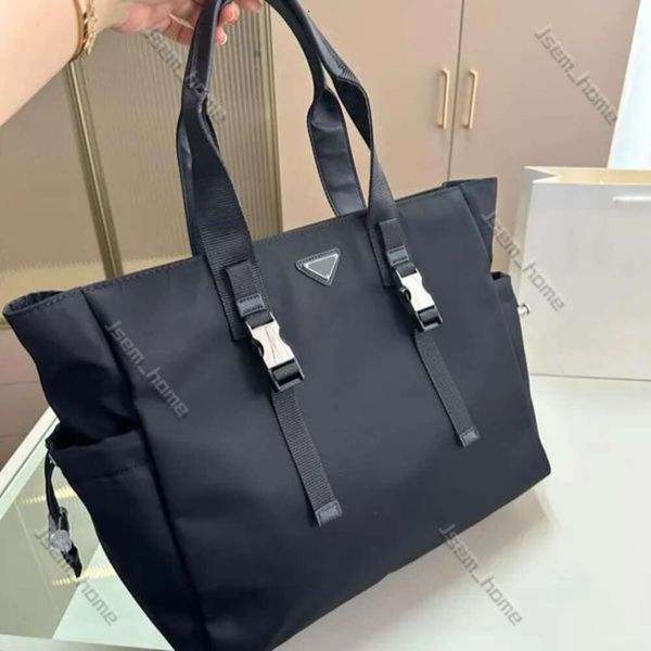 Luxo Pra Tote Bag Designer Ppddas Bag Grande Preto Mulheres Ombro Sacos Grande Tamanho Casual Totes Qualidade Crossbody Bag Feminino Travel Shopper Computador Bolsa 430