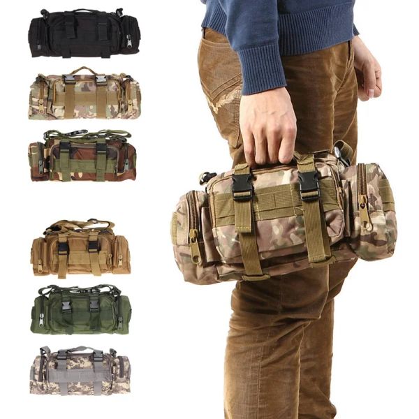 Taschen Taktische Männer Taille Pack Nylon Wandern Wasser Flasche Telefon Beutel Outdoor Sport Neue Armee Militär Jagd Klettern Camping Gürtel Tasche