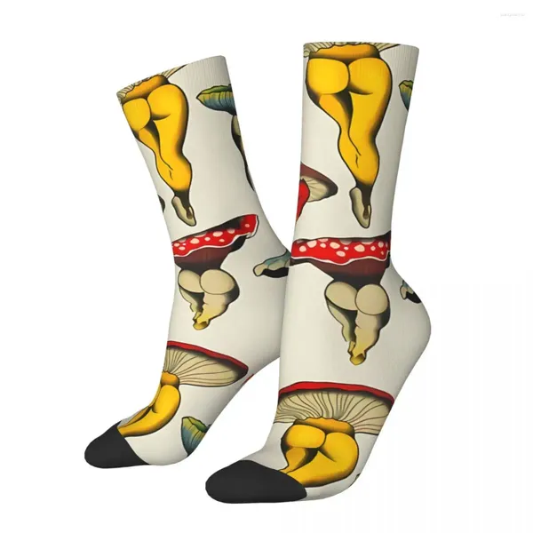 Erkek Çorap Mantarları Seks En Seksi Dans Erkek Kadın Açık Hava Yenilik İlkbahar Yaz Sonbahar Kış Çorapları Hediyesi