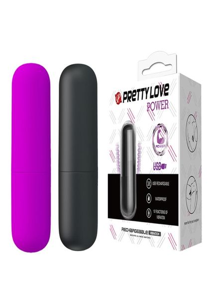 USB ricaricabile 12 velocità GSpot vibratore piccolo proiettile stimolatore del clitoride vibrazione uovo giocattoli del sesso per donna prodotti del sesso per adulti Y181601442