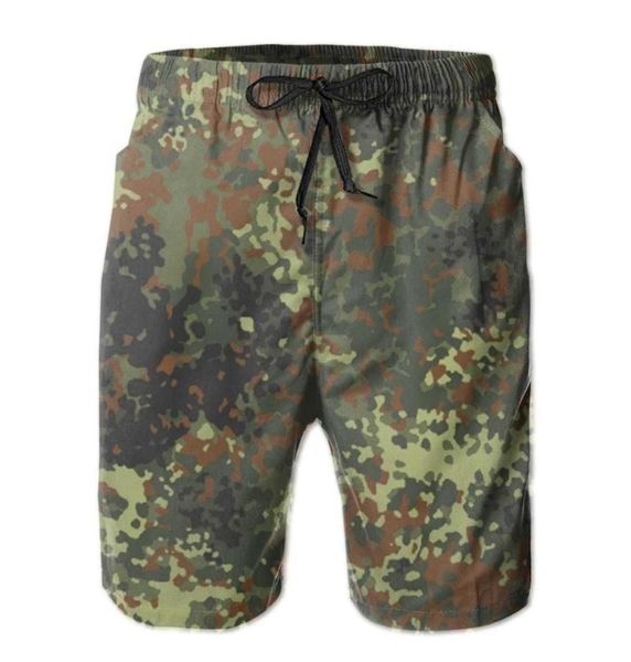 Erkek pantolon flecktarn kamuflaj sörf plaj tahtası yüzme gövdeleri spor hızlı kuru örgü komik rhodesia yetişkin q06026437933 için kısa