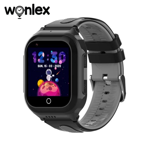 Geräte Wonlex Smart Watches GPStracker Sosmonitor Babyfoto Kamera ansehen Video ansehen KT24S 4G wasserdichte IP67 Kinder Kinder Geschenke