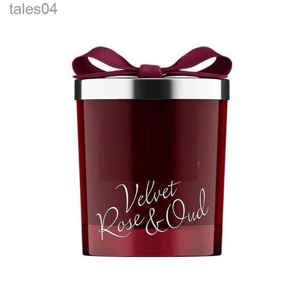 Incenso Luxuries Candela profumata di design Uomo Donna Pera inglese Rosa rossa Candele profumate Deodorante per ambienti 240302