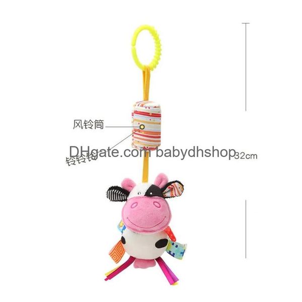 Sonagli Cellulari di buona qualità Born Baby P Passeggino Cartoon Animal Toys Campana appesa Educativo 024 Mesi Regali di consegna di goccia Toddl Dh2Xj