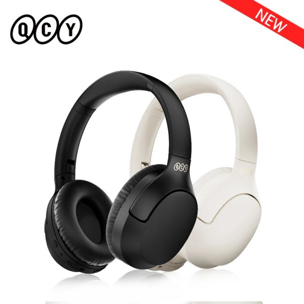 Fones de ouvido qcy h2 pro sem fio fones de ouvido sem fio bluetooth 5.3 fones de ouvido Bass Modo HIFI 3D Headset 70h Playtime sobre os fones de ouvido para jogos de ouvido