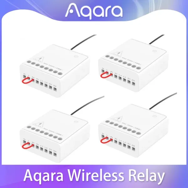 Управление AQARA RELAY TWOWAY CONTROL Беспроводной модуль контроллер SIGBEE SMART TIMER 2 Каналы работают с приложением MI HomeKit