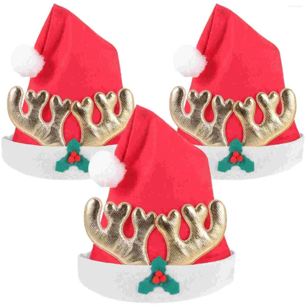 Berets Weihnachten Wintermütze Hüte Dekoration Weihnachtsmann Kopf Weihnachtsschmuck Party Caps Dekorationen