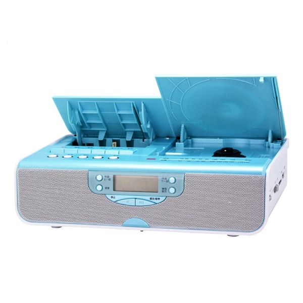 Lettore PANDA CD Boombox Lettore di cassette da nastro a scheda SD, disco USB Convertitore MP3 Registratore Ripetitore Radio FM MWApprendimento della lingua, Musica