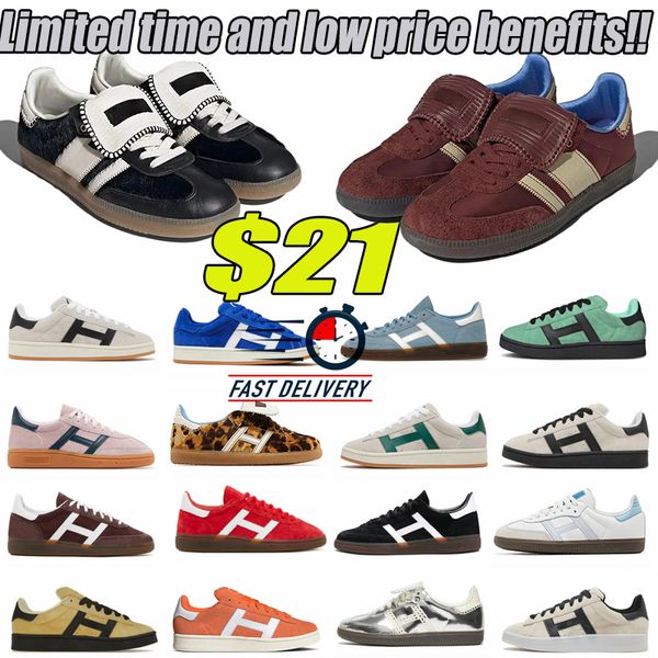 2024 Sneakers og Gazelle uomo donna scarpe casual piattaforma campus audace scarpa vegan Galles Bonner argento metallizzato pony leopardo scarpe da ginnastica prezzo basso