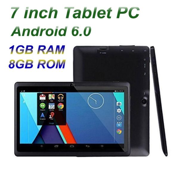 Tablet PC da 7 pollici 8 GB ROM A33 Quad Core Allwinner Android 60 Capacitivo 1 GHz 1 GB RAM WIFI Bluetooth Doppia fotocamera Torcia Q884857793