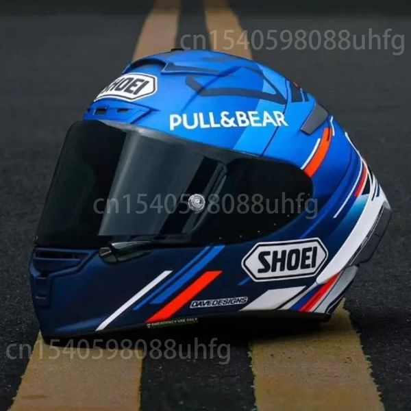 Casco moto integrale X-Spirit III Alex Marquez 73 TC-02 Casco X-Fourteen Red Ant Sports Casco da corsa Casco moto 240301