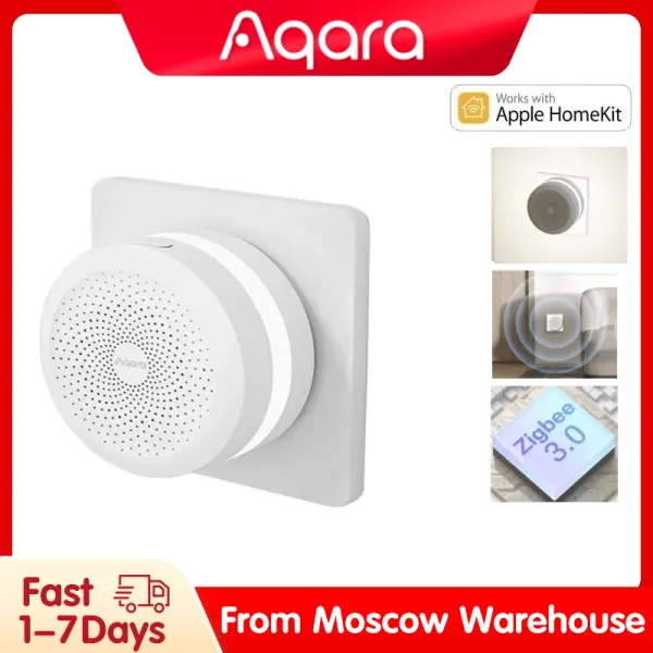 Kontrolle Aqara Gateway M1S Hub Smart Home Kits Zigbee Temperatursensor -Türbewegungssensoren Fernbedienung Arbeit für Xiaomi App HomeKit