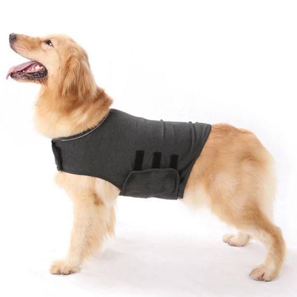 Coletes para animais de estimação casaco anti ansiedade cão filhote de cachorro colete jaqueta camisa alívio do estresse calmante envoltório macio e confortável roupas calmante novo