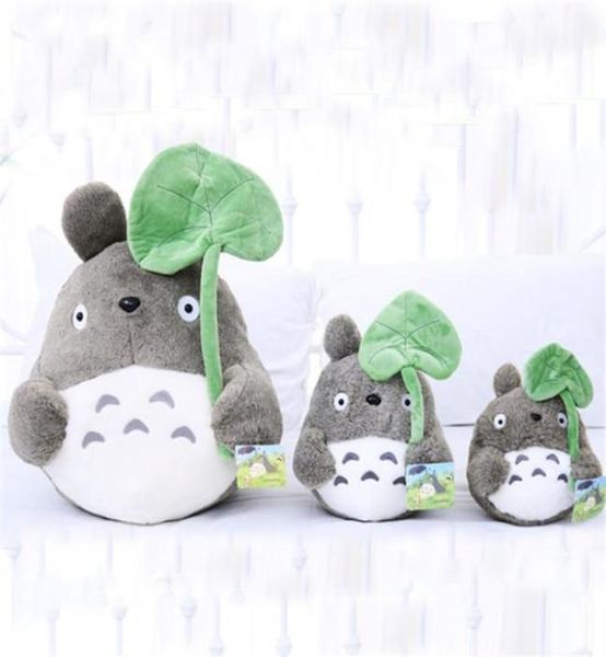 20 cm Cartoon Film Weiche TOTORO Plüsch Spielzeug Nette Gefüllte Lotus Blatt Totoro Kinder Puppe Spielzeug Für Fans7926731