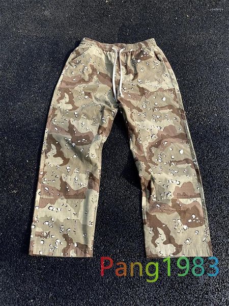 Men's Pants Desert Camouflage Functional Logging Men Women High Quality 3D Cut Straight Tube Casual Workwear