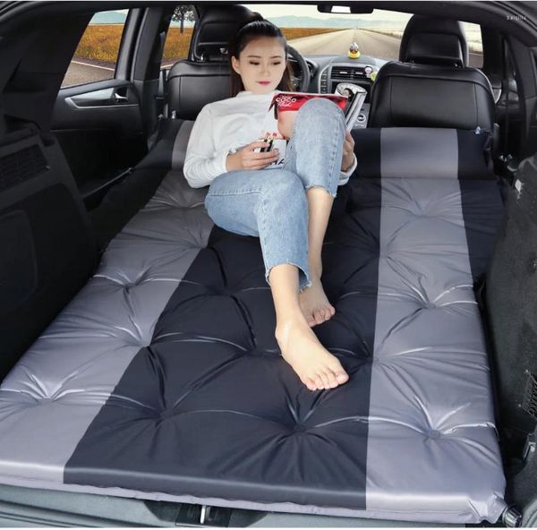 Acessórios interiores colchão inflável montado em veículo suv assento traseiro tronco cama de viagem auto-direção acampamento dormir carro essencial