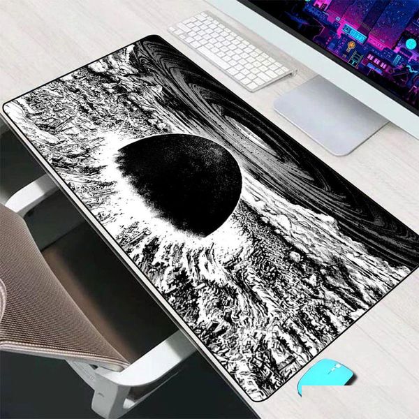 Mouse Pads Apoios de Pulso Akira Pad Grande Acessórios de Jogos Tapete Teclado Mesa XXL Tapete Computador Mousepad Pc Gamer Laptop Mausepad Dhyms