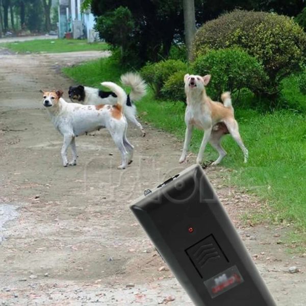 Dissuasores novo 1pc ultra-sônico agressivo cão pet repeller antibark latido rolha dissuasor trem