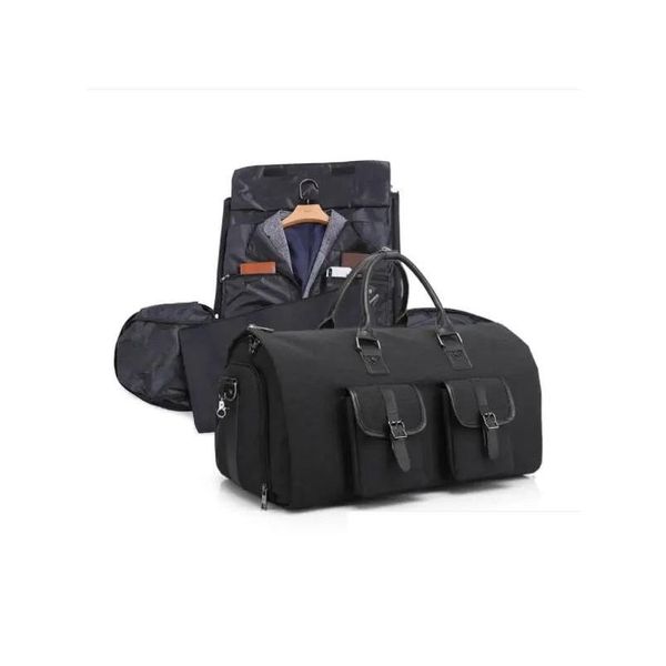 Laptop Casos Mochila Dobrável Terno Bag Business Garment Suitcase Pacote Dobrável Viagem para Homens Tote Bolsas Carry On Lage Duffle Drop Otfzu