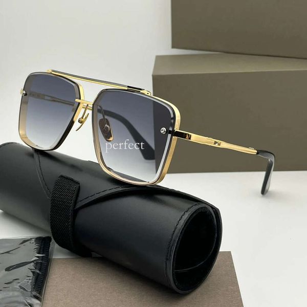 Designer M SIX Sonnenbrillen für Männer und Frauen, modisch, Sommer, klassischer Stil, Anti-Ultraviolett, Retro-Platte, quadratisch, Vollformat-Brille, Top-Qualität, zufällige Junge-Mädchen-624