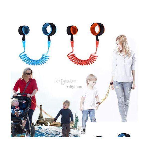 Transportadoras Slings Mochilas Criança Anti Perdida Strap Andando Asas Crianças Segurança Pulseira Leashes Anti-Lost Wrist Link Banda Bebê Criança Har Ottfm