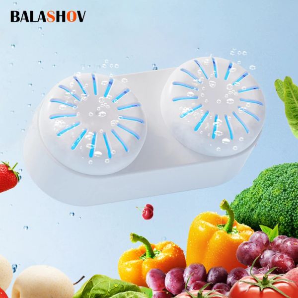 Rondelle 220V Portatile Frutta Verdura Pulitore Cucina Purificatore Alimentare Rimuovere I Residui di Pesticidi Lavatrice Senza Fili Rondelle di Verdure