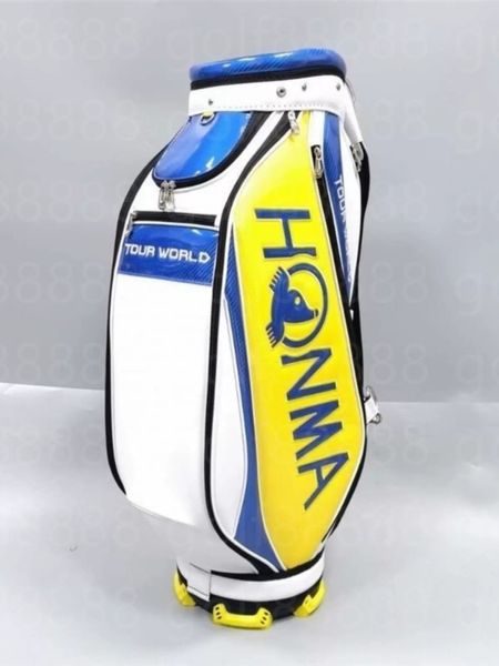 Sacos de golfe Branco amarelo Cart Bags Saco de golfe para homens e mulheres é elegante e leve Deixe-nos uma mensagem para mais detalhes e fotos wo stylh messge detils